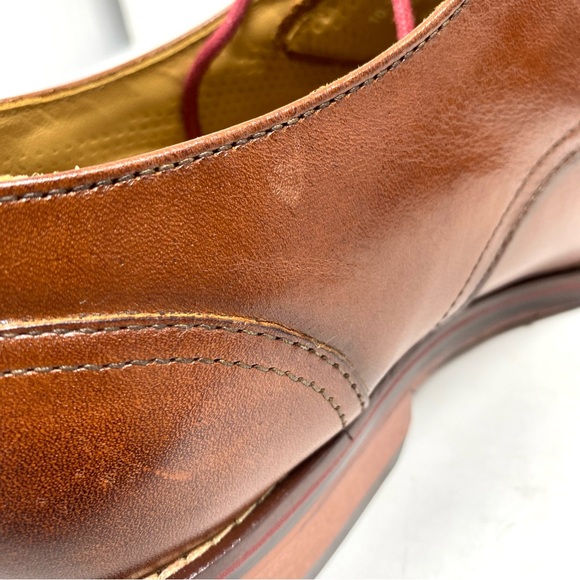 Florsheim Salerno Cap Toe Oxford Dress Shoes Men’s 10 EEE Cognac Leather main image 7